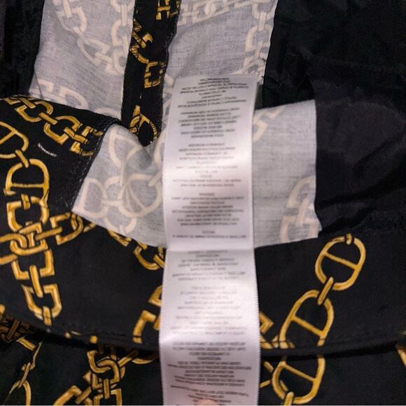 MICHAEL Michael Kors Black Trousers with Gold Chain Design - Picture 4 of 7